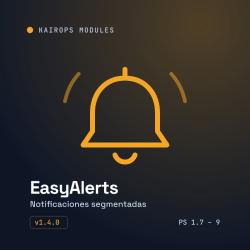 EasyAlerts — Notificaciones segmentadas para PrestaShop